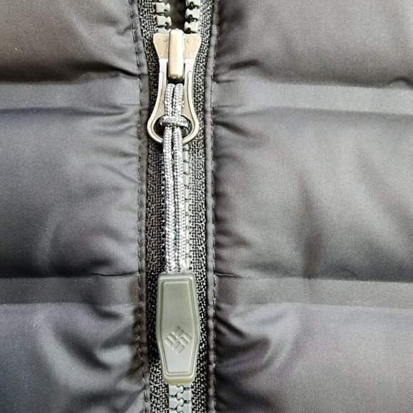 Columbia Unisex Quilted Down Full Zip Black 650 Jacket Size XS - Picture 8 of 9